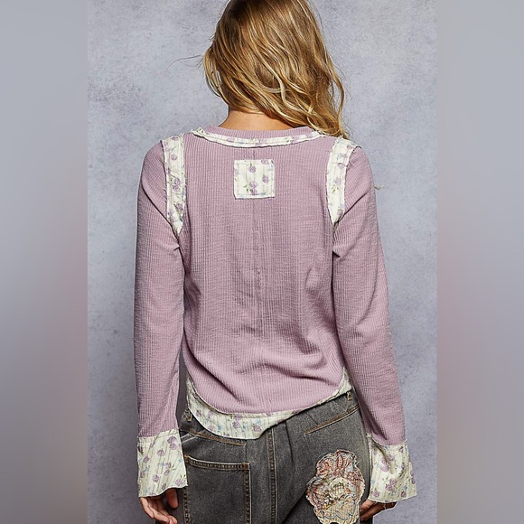 Strawberry Tea Darling long sleeve by POL - Picture 3 of 3